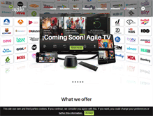 Tablet Screenshot of agilecontents.com